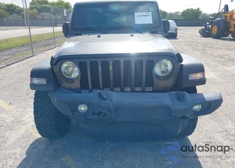 2019 Jeep Wrangler Unlimited Sport S 4X4 from USA, damaged, VIN 1C4HJXDN9KW636592